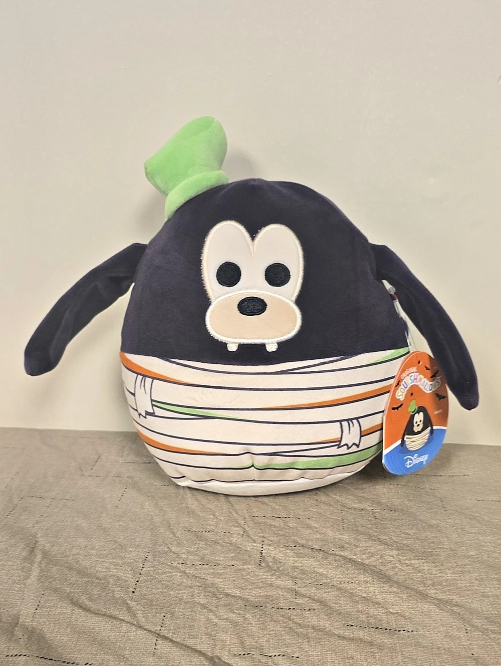 Disney Goofy Squishmallows Plush Black & Green NWT